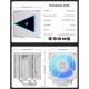upHere デュアルファン空冷CPUクーラー UE2 Elite TC8 白 RGB対応 【キャンセル不可・北海道沖縄離島配送不可】