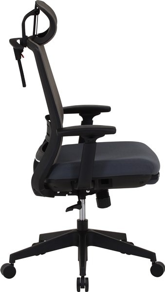 不二貿易 オフィスチェア ダービット GY 2788F-1W 商品コード37915【代引・日時指定・キャンセル不可・北海道沖縄離島配送不可】 -お取リ寄せ-
