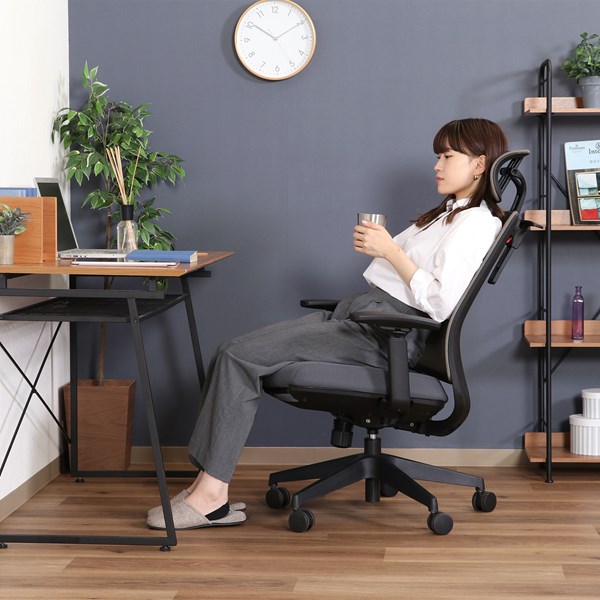 不二貿易 オフィスチェア ダービット GY 2788F-1W 商品コード37915【代引・日時指定・キャンセル不可・北海道沖縄離島配送不可】 -お取リ寄せ-