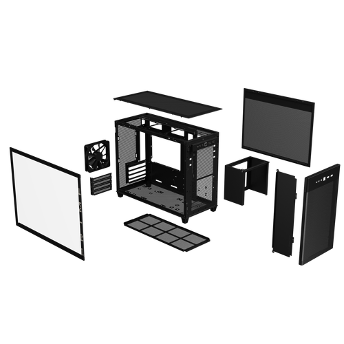 ASUS マイクロタワー PCケース AP201 ASUS PRIME CASE TG 【キャンセル不可・北海道沖縄離島配送不可】