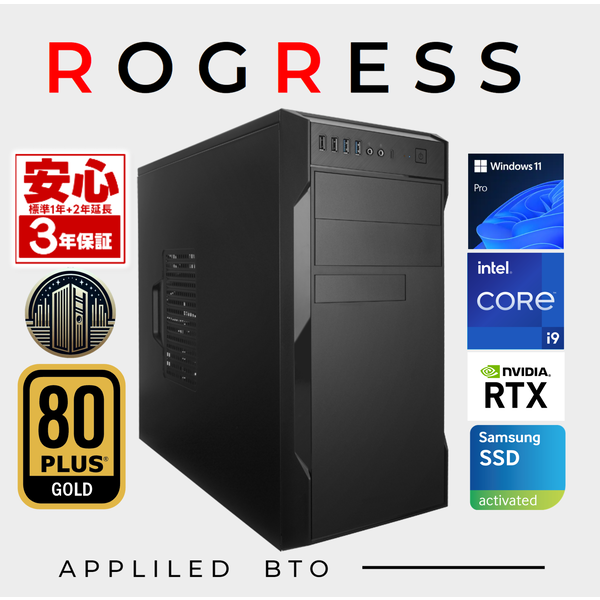 ROGRESS-428759(Core i9-14900F/:DDR5 32GB(16GBx2)/SSD:1TB NVMe/HDD:-/Ÿ:750W 80PLUS GOLD/:RTX4000 Ada) ޥǽ BTOѥ EA067AI/󥸥˥/ꥨ