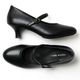 アシックス商事 Lady woker(レディワーカー) 幅広3E相当 5cmヒール ラウンドトゥ ストラップパンプス LO-17070 レディース ブラック 22.0cm -お取り寄せ品-【北海道沖縄離島は配送不可】