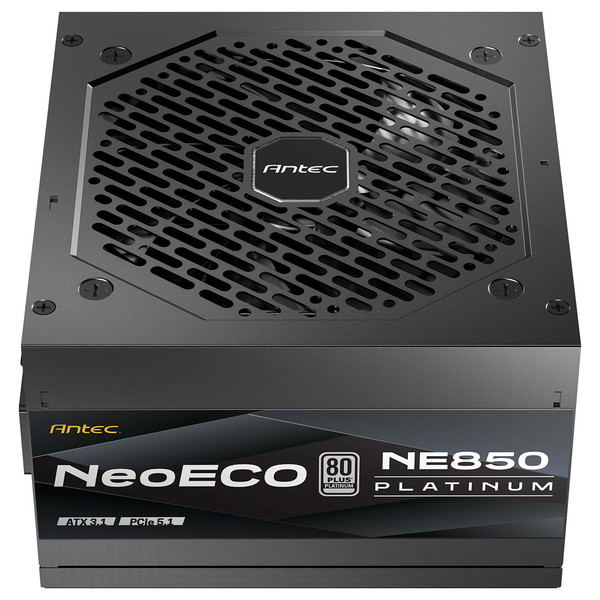 Antec ATX 3.1�б� �Ÿ���˥å� NE850 PLATINUM ATX 3.1 �Ų� 120 mm�ե������ ����140 mm ����ѥ��� 80PLUS PLATINUM 12VHPWR�����֥���° 10ǯ�ݾ� �ڥ���󥻥��Բġ��̳�ƻ����Υ�������Բġ�