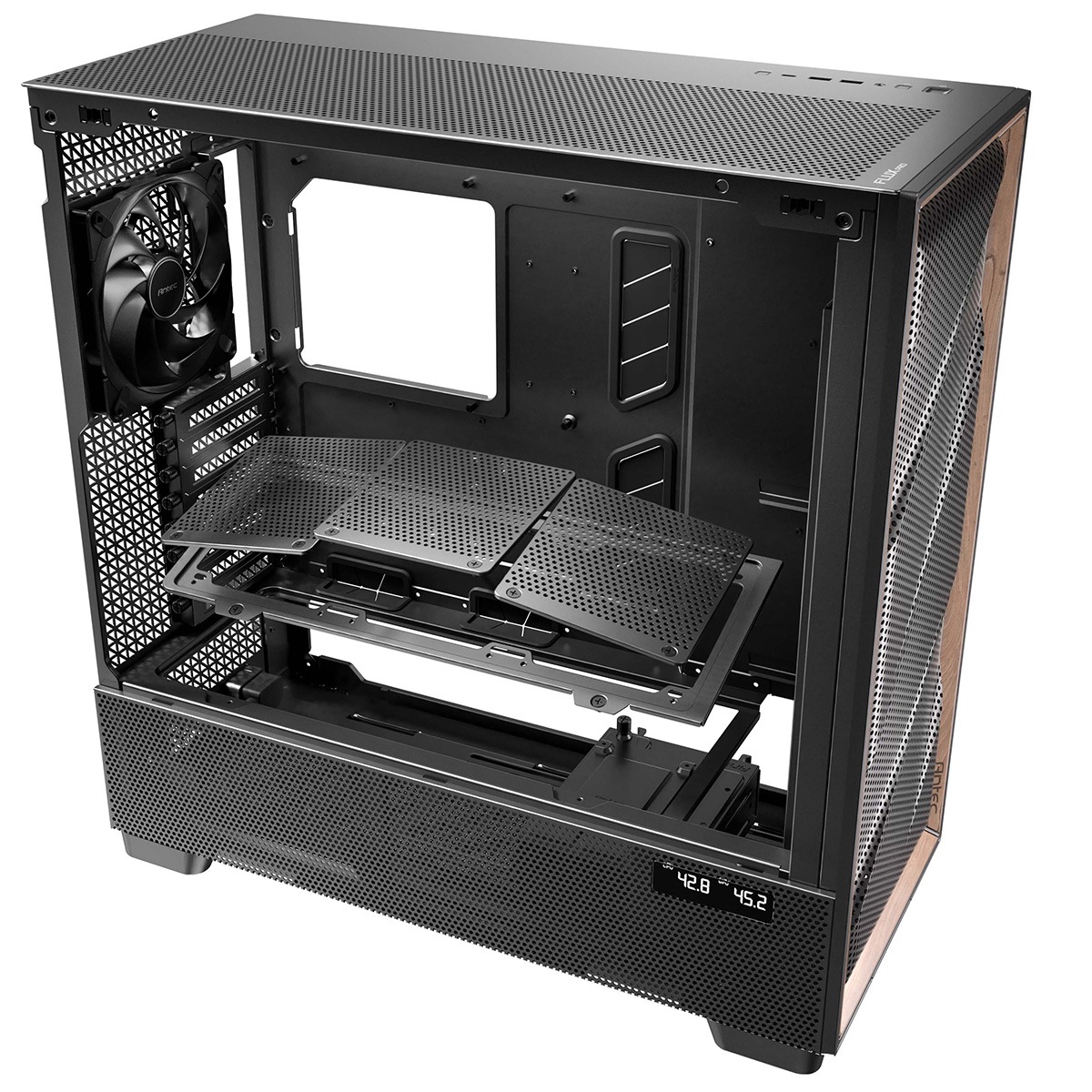 0761345101486 ANTEC 冷却型フルタワーPCケース FLUX PRO BLACK 強化