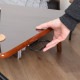 不二貿易 ガス昇降式テーブル PUBR HK-5011-526 BR 商品コード74710【代引・日時指定・キャンセル不可・北海道沖縄離島配送不可】 -お取リ寄せ-
