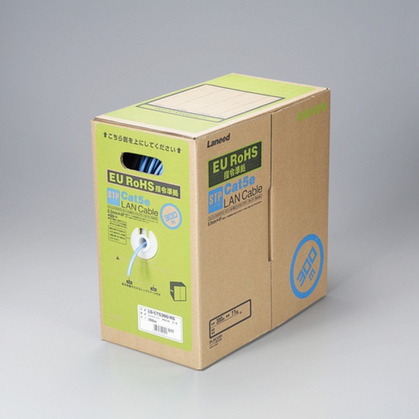 ELECOM ���쥳�� LD-CTS300/RS RoHS�б�STP�����̎ގ� CAT5E 300m �̎ގَ� ���Ȏ����ʤ� �ڥ���󥻥��Բġ��̳�ƻ����Υ�������Բġ�