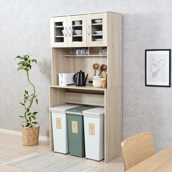 4953980522917 不二貿易 ゴミ箱上キャビネット 90幅 オーク 商品コード