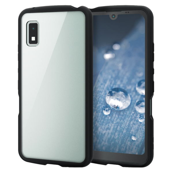 ELECOM ���쥳�� PM-S223TSLFCBKAQUOS wish2 / wish ( SH-51C )( SHG06 / A104SH / SH-M20 ) ������ ���С� �ϥ��֥�å� TPU �֥�å��ڥ���󥻥��Բġ��̳�ƻ����Υ�������Բġ�