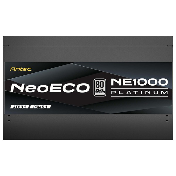 Antec ATX 3.1�б� �Ÿ���˥å� NE1000 PLATINUM ATX 3.1 �Ų� 120 mm�ե������ ����140 mm ����ѥ��� 80PLUS PLATINUM 12VHPWR�����֥���° 10ǯ�ݾ� �ڥ���󥻥��Բġ��̳�ƻ����Υ�������Բġ�