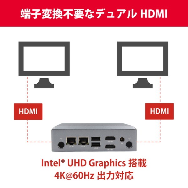 Maxtang ベアボーン NX6412-8/128(J6412)WB メモリ 8GB /SSD 128GB / Intel Celeron Processor J6412(4コア4スレッド)搭載 / 2.5インチSSD 増設対応 / 127mm四方 小型デスクトップパソコン /デジタルサイネージ 組み込み向け 【キャンセル不可・北海道沖縄離島配送不可】