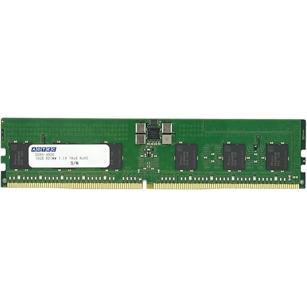 ADTEC DDR5-4800 RDIMM 80bit 32GB(2Rx8) ADS4800D-R32GDBT ECC Registered PC5-38400 ���ߥ��� �������� ������ơ�������� 6ǯ�ݾ� ���ɥƥå���Ǽ���׳�ǧ������󥻥��Բġ��̳�ƻ����Υ�������Բġ� -������- 