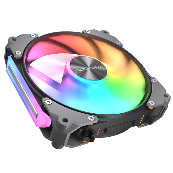 Cougar �������ե���12�ѣ�3PACK CF-APR12HB3-RGB (Apolar 120 ARGB 3 Fan Pack) �ڥ���󥻥��Բġ��̳�ƻ����Υ�������Բġ�