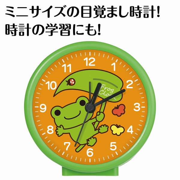ミケン製　振り子掛時計　カエル　未使用に近い 4521718218854 ARTEC アーテック カエルの目覚まし時計 ﾌﾟﾚｾﾞﾝﾄｼﾘｰｽﾞ