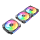 Cougar �������ե���12�ѣ�3PACK CF-APR12HB3-RGB (Apolar 120 ARGB 3 Fan Pack) �ڥ���󥻥��Բġ��̳�ƻ����Υ�������Բġ�