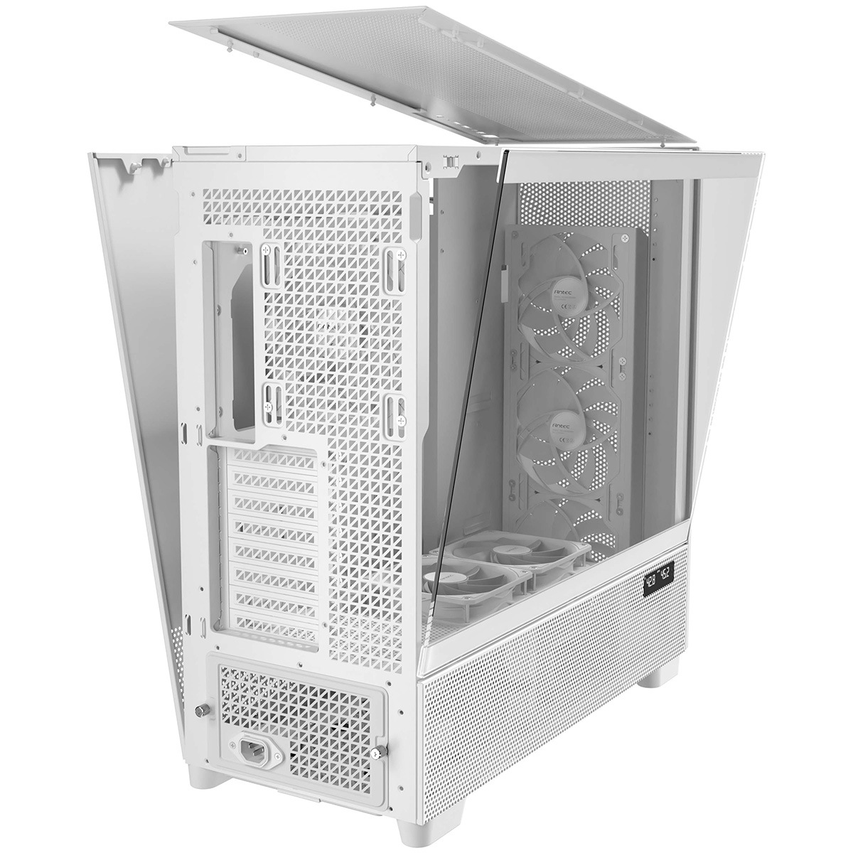 ANTEC ��ѷ��ե륿�PC������ FLUX PRO WHITE �������饹�ѥͥ�+�ں���� ��ѥե������12�� �ڥ���󥻥��Բġ��̳�ƻ����Υ�������Բġ�