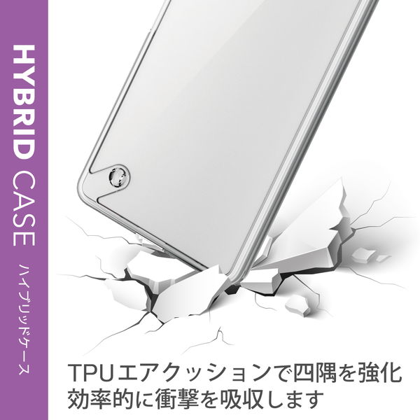 ELECOM ���쥳�� PM-X223HVCKCR������ ���С� Xperia Ace III ( SO-53C / SOG08 ) �ݥꥫ���ܥ͡��� TPU �ϥ��֥�å� ����� ���ȥ�åץۡ����� �ˤ��߷� ���ꥢ�ڥ���󥻥��Բġ��̳�ƻ����Υ�������Բġ�