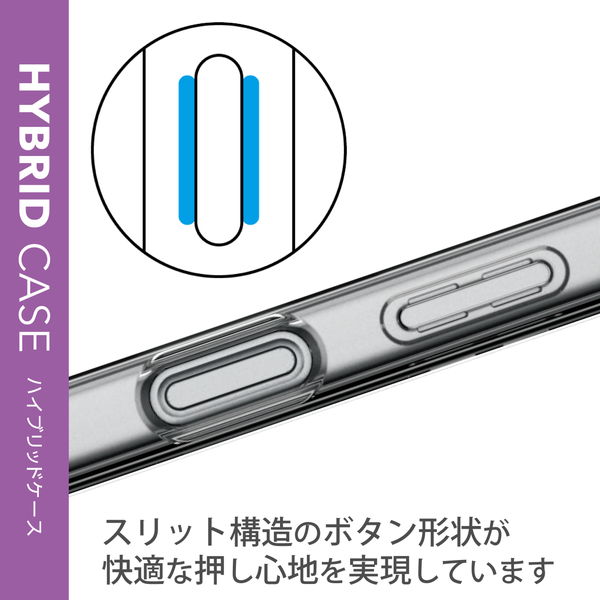 ELECOM ���쥳�� PM-X223HVCKCR������ ���С� Xperia Ace III ( SO-53C / SOG08 ) �ݥꥫ���ܥ͡��� TPU �ϥ��֥�å� ����� ���ȥ�åץۡ����� �ˤ��߷� ���ꥢ�ڥ���󥻥��Բġ��̳�ƻ����Υ�������Բġ�