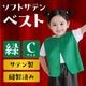 ARTEC アーテック 運動会・発表会・イベント 衣装・ファッション ソフトサテンベスト C 緑 商品番号 14523 お取り寄せ