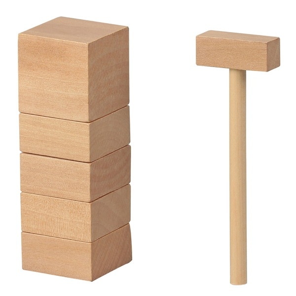 ARTEC アーテック ましかくだるまおとし 知育玩具 21906 【キャンセル不可・北海道沖縄離島配送不可】-お取り寄せ品-