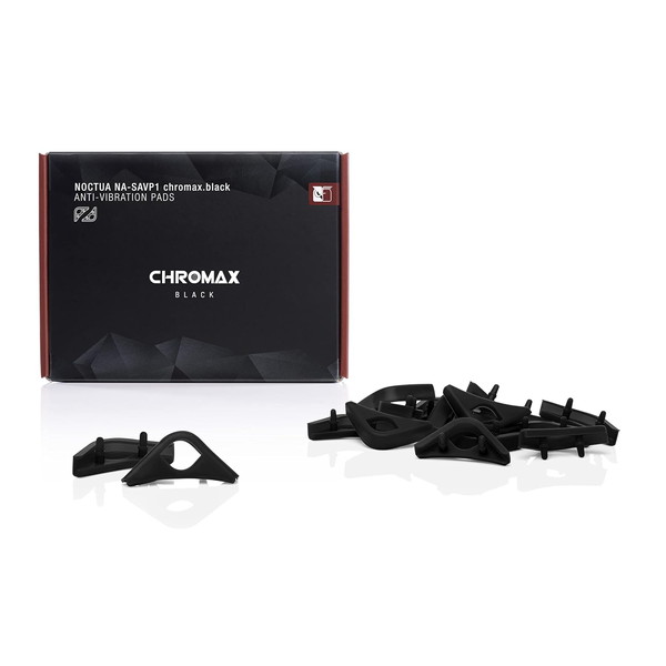 Noctua ���ꥳ���ɿ��ѥå� 120mm�ե����� 140mm�ե����� 16������ �֥�å� NA-SAVP1 chromax.black NA-SAVP1-BLACK�ڥ���󥻥��Բġ��̳�ƻ����Υ�������Բġ� -������-