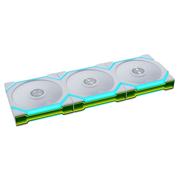 Lian Li �������ե��� UNI FAN SL FLEX 120 White (3pc) 12SL1F3W �ۥ磻�� 120mm�ե��� 3�ĥѥå� 3������ ����ȥ����顼��° ��ѥե���ڥ���󥻥��Բġ��̳�ƻ����Υ�������Բġ�