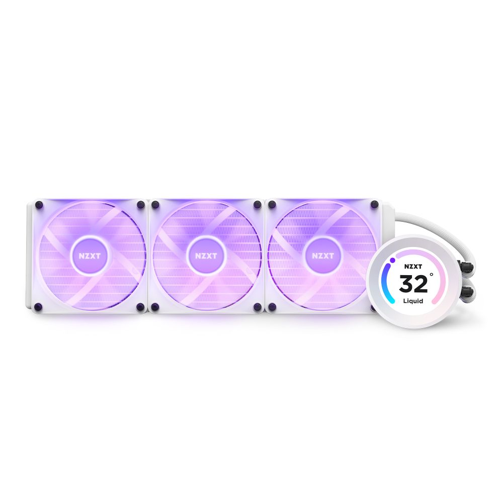 NZXT KRAKEN ELITE RGB serise ����CPU�����顼 RL-KR36E-W1 �ۥ磻�ȡڥ���󥻥��Բġ��̳�ƻ����Υ�������Բġ�