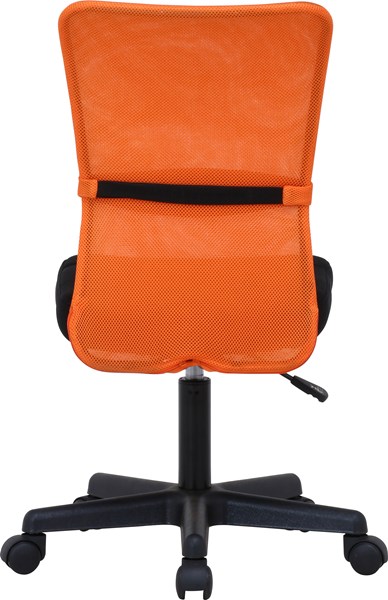 不二貿易 メッシュバックチェアー ハンター OR H-298F OR 商品コード90868【代引・日時指定・キャンセル不可・北海道沖縄離島配送不可】 -お取リ寄せ-