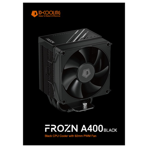 ID-COOLING �����ǥ���������� 92mm�ե������ Intel&AMD�� ���������ɥե���CPU�����顼 �֥�å� FROZN-A400-BLACK�ڥ���󥻥��Բġ��̳�ƻ����Υ�������Բġ� -������-