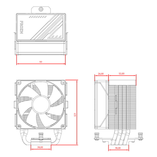 ID-COOLING �����ǥ���������� 92mm�ե������ Intel&AMD�� ���������ɥե���CPU�����顼 �֥�å� FROZN-A400-BLACK�ڥ���󥻥��Բġ��̳�ƻ����Υ�������Բġ� -������-