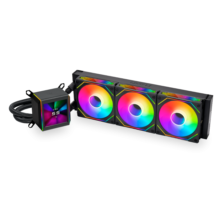 LianLi ����CPU�����顼 LL-GA2-LCD-360-SLINF-BK  �ڥ���󥻥��Բġ��̳�ƻ����Υ�������Բġ�