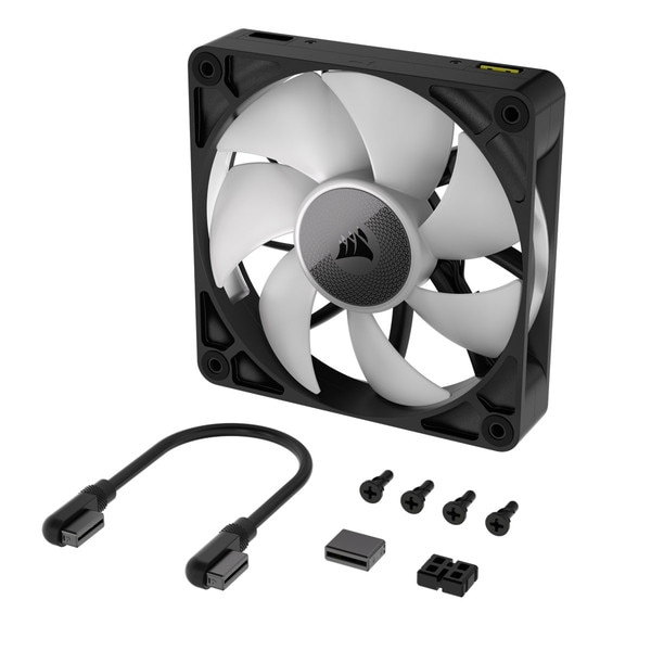 CORSAIR コルセア iCUE LINK RX120 RGB CO-9051017-WW 120mm 増設用単品ファン ブラック 黒 【キャンセル不可・北海道沖縄離島配送不可】
