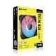 CORSAIR コルセア iCUE LINK RX120 RGB CO-9051017-WW 120mm 増設用単品ファン ブラック 黒 【キャンセル不可・北海道沖縄離島配送不可】