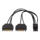 AINEX �����ͥå��� PX-016-BK PCI Express6�ԥ����Ÿ��Ѵ������֥� 15cm �֥�å��ڥ���󥻥��Բġ��̳�ƻ����Υ�������Բġ� -������-