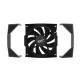 darkFlash インフィニティーミラーファン DM18 ブラック・ノーマル ケースファン 120mm 静音 冷却ファン 28mm厚【キャンセル不可・北海道沖縄離島配送不可】 -お取り寄せ-