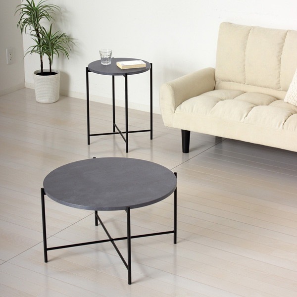 クロシオ モノ センターテーブル2個セット 23484 【代引・日時指定・キャンセル不可・北海道沖縄離島配送不可】 -お取り寄せ-