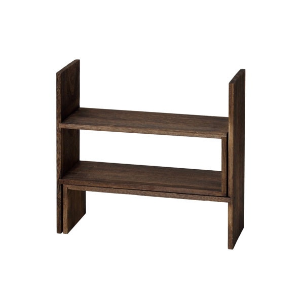 クロシオ 焼桐 スライドディスプレイラック 64855 【代引・日時指定・キャンセル不可・北海道沖縄離島配送不可】 -お取り寄せ-