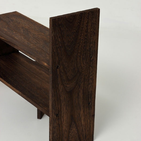 クロシオ 焼桐 スライドディスプレイラック 64855 【代引・日時指定・キャンセル不可・北海道沖縄離島配送不可】 -お取り寄せ-