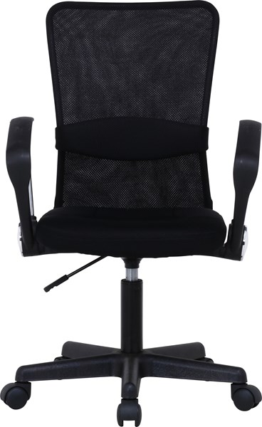 不二貿易 メッシュバックチェアー ハンター 肘付 BK H-298FA BK 商品コード90870【代引・日時指定・キャンセル不可・北海道沖縄離島配送不可】 -お取リ寄せ-