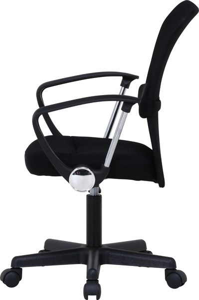 不二貿易 メッシュバックチェアー ハンター 肘付 BK H-298FA BK 商品コード90870【代引・日時指定・キャンセル不可・北海道沖縄離島配送不可】 -お取リ寄せ-