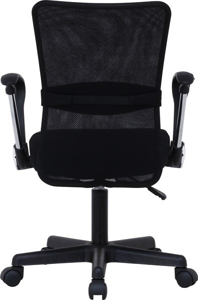 不二貿易 メッシュバックチェアー ハンター 肘付 BK H-298FA BK 商品コード90870【代引・日時指定・キャンセル不可・北海道沖縄離島配送不可】 -お取リ寄せ-