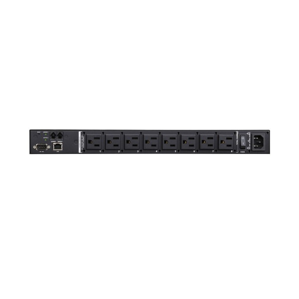 ATEN �Ÿ���¬��������ǽ��� 1U����ʬΥ������ ��å��ޥ����PDU (1U / 100V / 15A / NEMA������ 8�ݡ���) PE6108AVA�ڥ���󥻥��Բġ��̳�ƻ����Υ�������Բġ�-������-