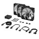 CORSAIR ���륻�� iCUE LINK RX120 RGB Triple Fan Kit CO-9051018-WW 120mm ɸ��3�����ꥭ�å� �֥�å� �� �ڥ���󥻥��Բġ��̳�ƻ����Υ�������Բġ�