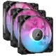 CORSAIR ���륻�� iCUE LINK RX120 RGB Triple Fan Kit CO-9051018-WW 120mm ɸ��3�����ꥭ�å� �֥�å� �� �ڥ���󥻥��Բġ��̳�ƻ����Υ�������Բġ�