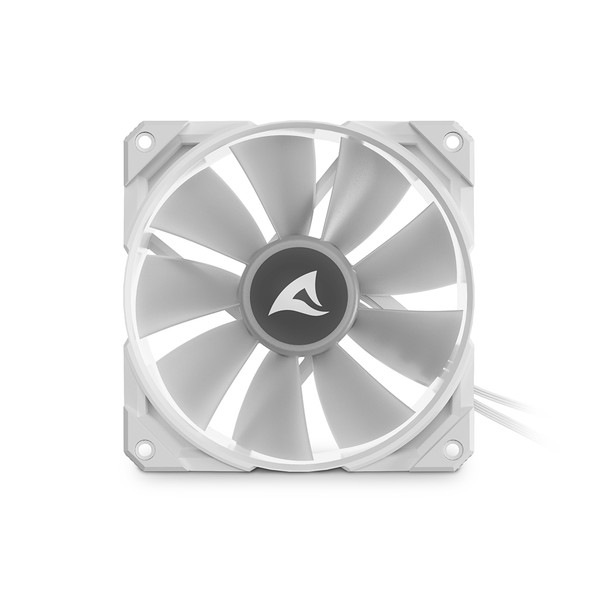 Sharkoon 120mm ARGB �������ե��� ��REBEL F50 PWM WT�� �ۥ磻�� ��ڥ���󥻥��Բġ��̳�ƻ����Υ�������Բġ�