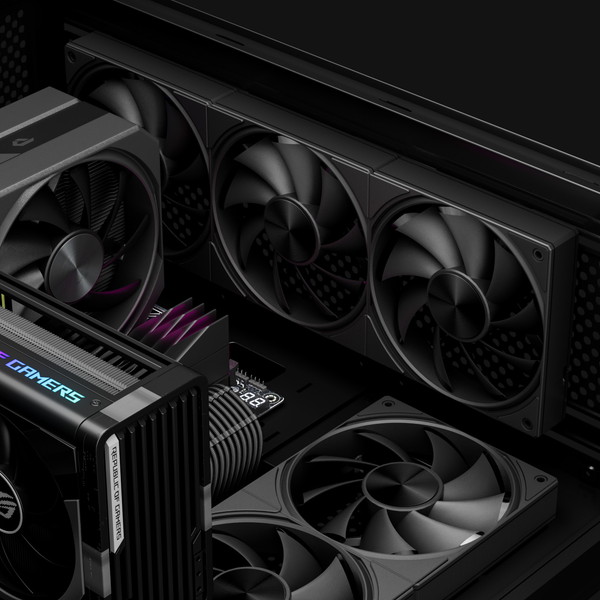 upHere 3連ケースファン U3K3 黒 【キャンセル不可・北海道沖縄離島配送不可】