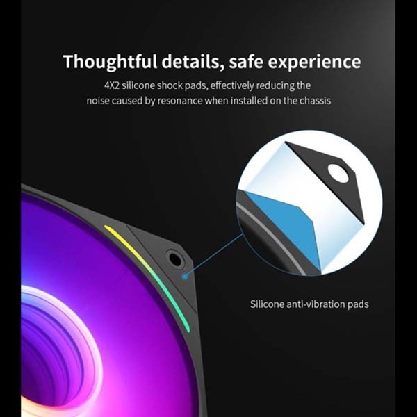 Segotep 120mm �������ե��� HQ12PRO White �ǥ��������������б� ARGB ���̲ù� �ۥ磻�� ��  �ڥ���󥻥��Բġ��̳�ƻ����Υ�������Բġ� -������-