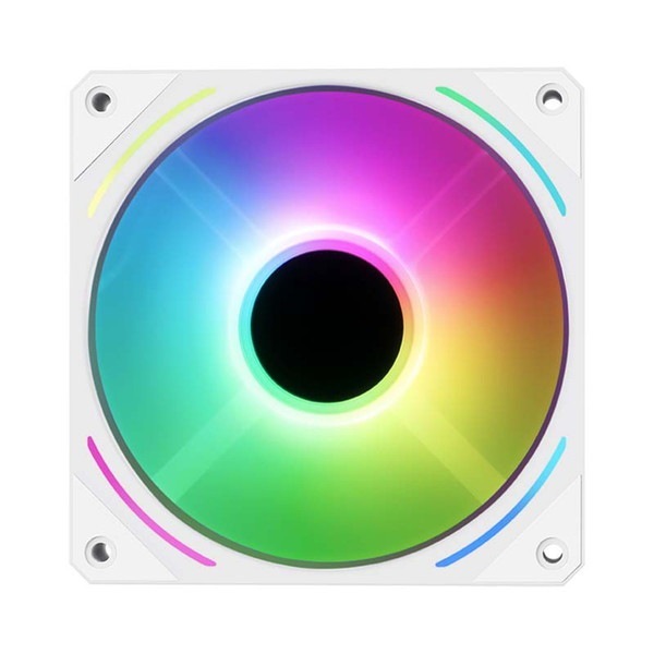 Segotep 120mm �������ե��� HQ12PRO White �ǥ��������������б� ARGB ���̲ù� �ۥ磻�� ��  �ڥ���󥻥��Բġ��̳�ƻ����Υ�������Բġ� -������-