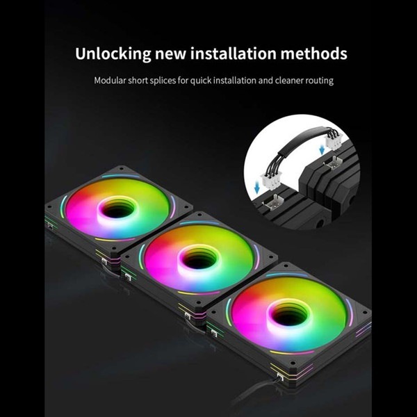 Segotep 120mm �������ե��� HQ12PRO White �ǥ��������������б� ARGB ���̲ù� �ۥ磻�� ��  �ڥ���󥻥��Բġ��̳�ƻ����Υ�������Բġ� -������-