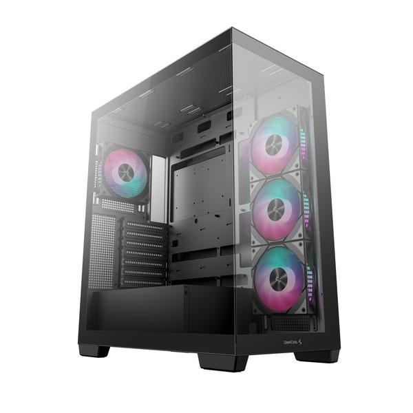 DeepCool �ߥɥ륿� PC������ CG580 4F R-CG580-BKADA4-G-1  �ԥ顼�쥹 ΢�����б� �ե���4��ɸ����� �֥�å� �ڥ���󥻥��Բġ��̳�ƻ����Υ�������Բġ�