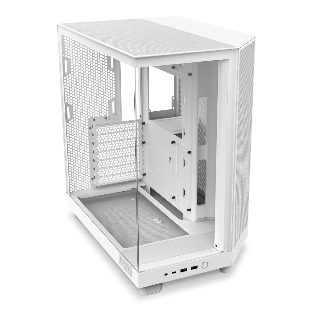 【おまけ】NZXT H6 Flow White ミドルタワーケース NZXT H6 Flow RGB White(CC-H61FW-R1) 高エアフローミドルタワー